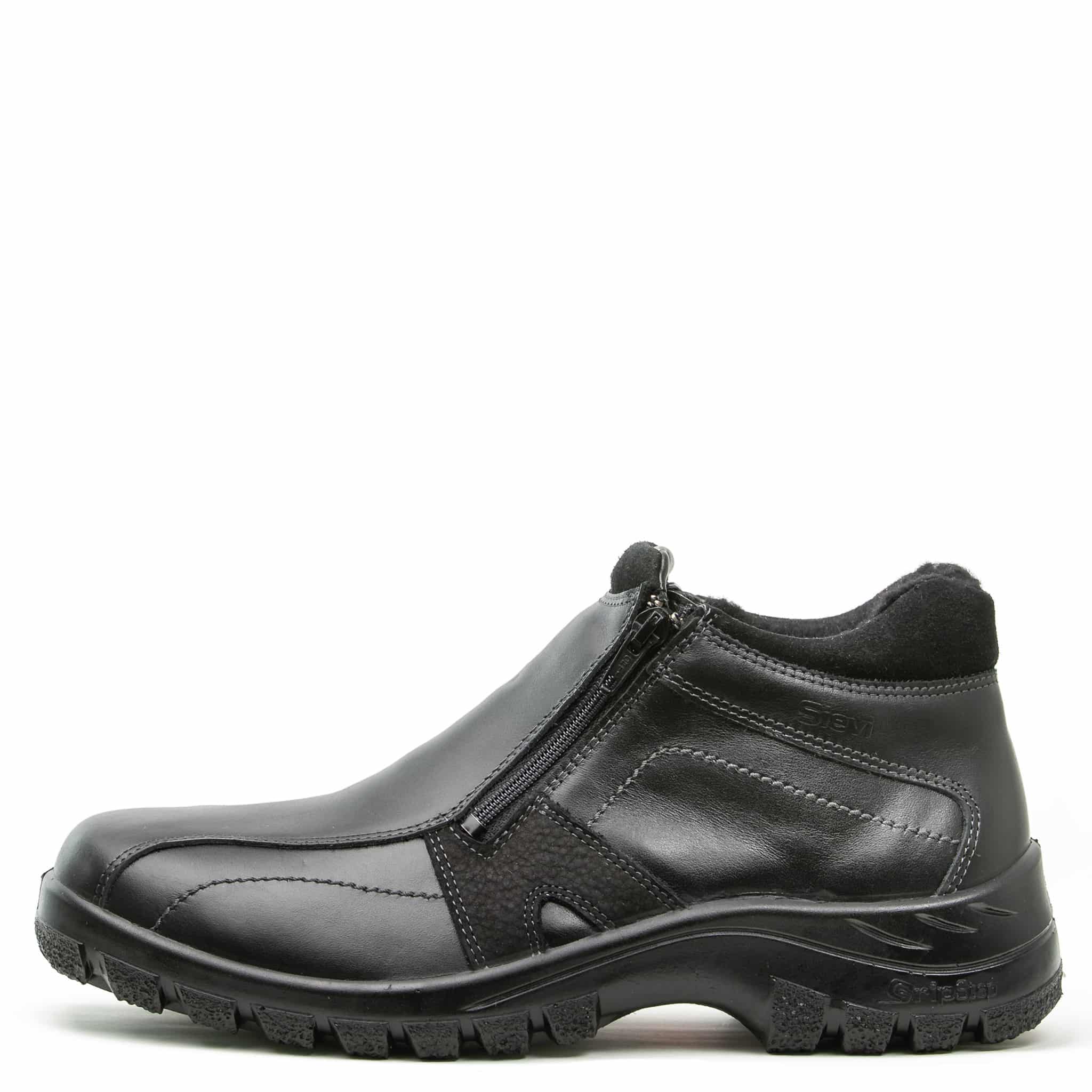 Sievi Lenni miesten mustat talvinilkkurit GripStep®-pitopohjalla - Image 3