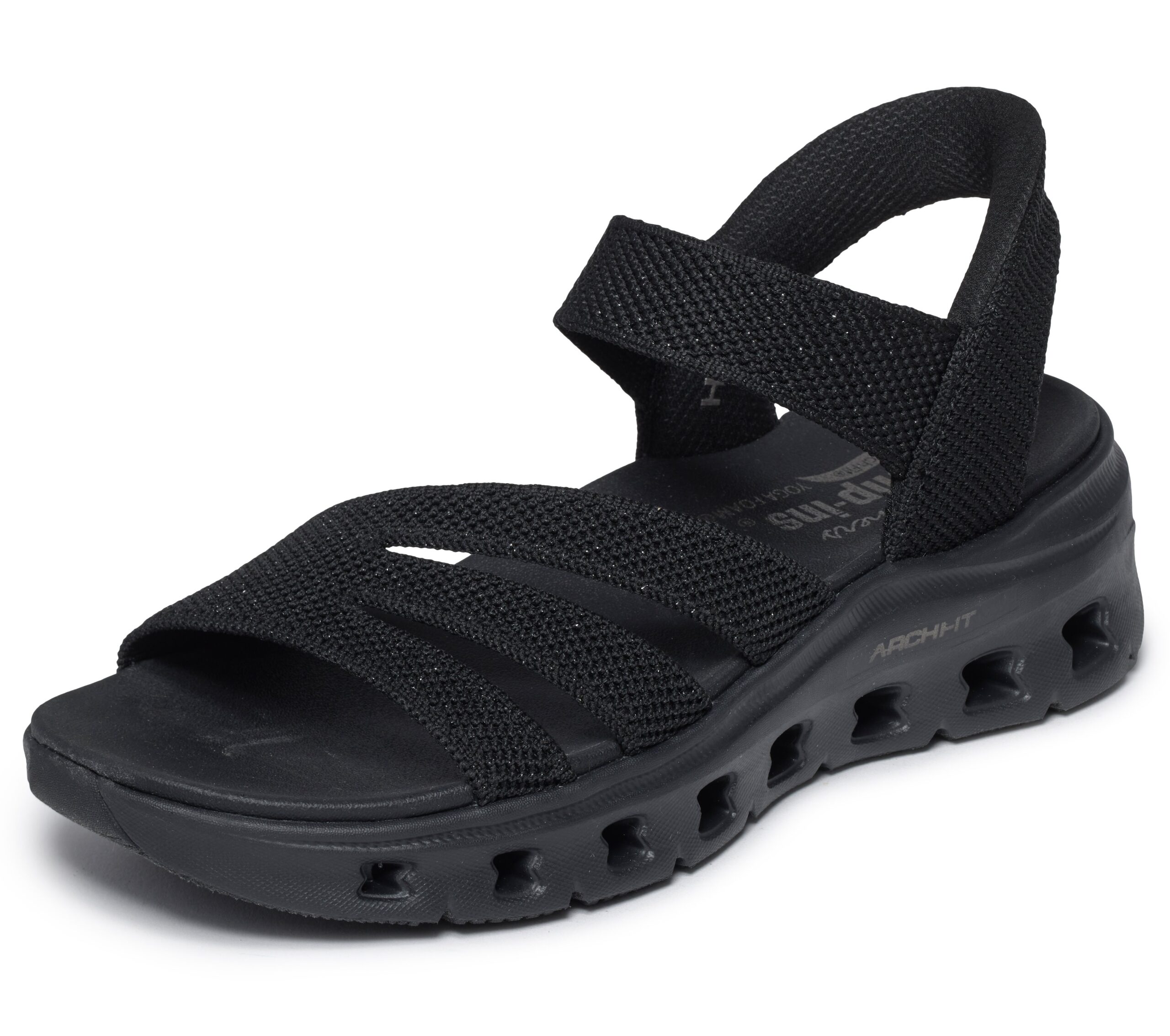 Skechers Slip-ins: Arch Fit Glide-Step Pro Sandal - Ace - Black - Image 4