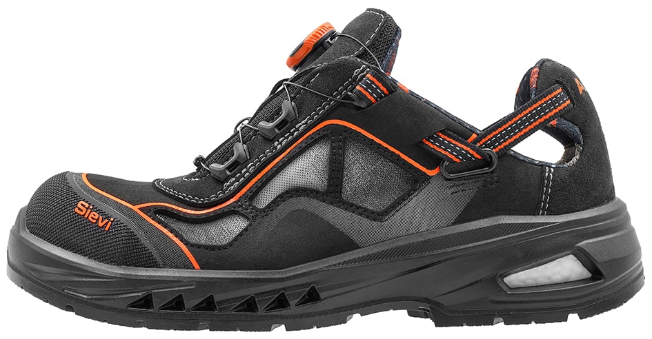 Sievi AirGo 4 Roller XL S1P turvakengät BOA®-kiristysmekanismilla