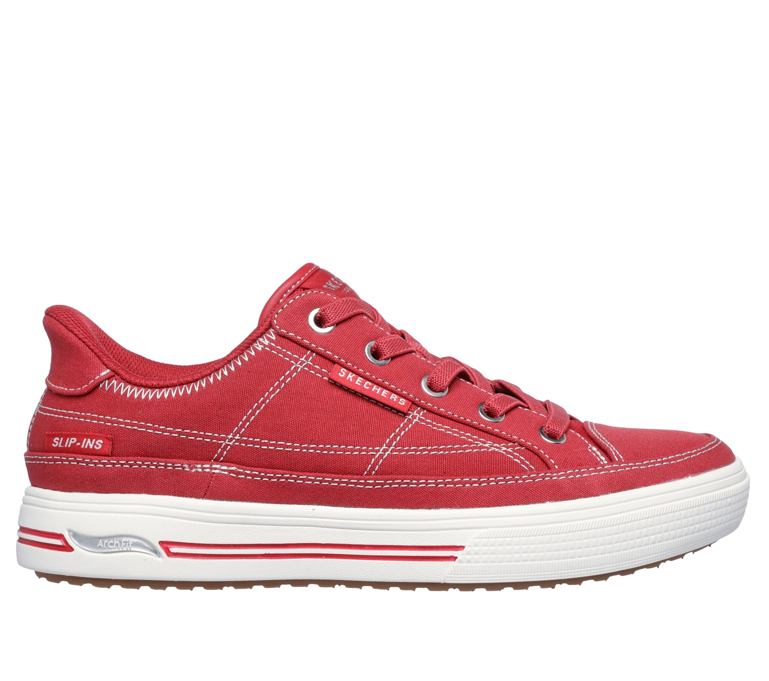 Skechers Slip-ins: Arch Fit Arcade - See Ya There - Red