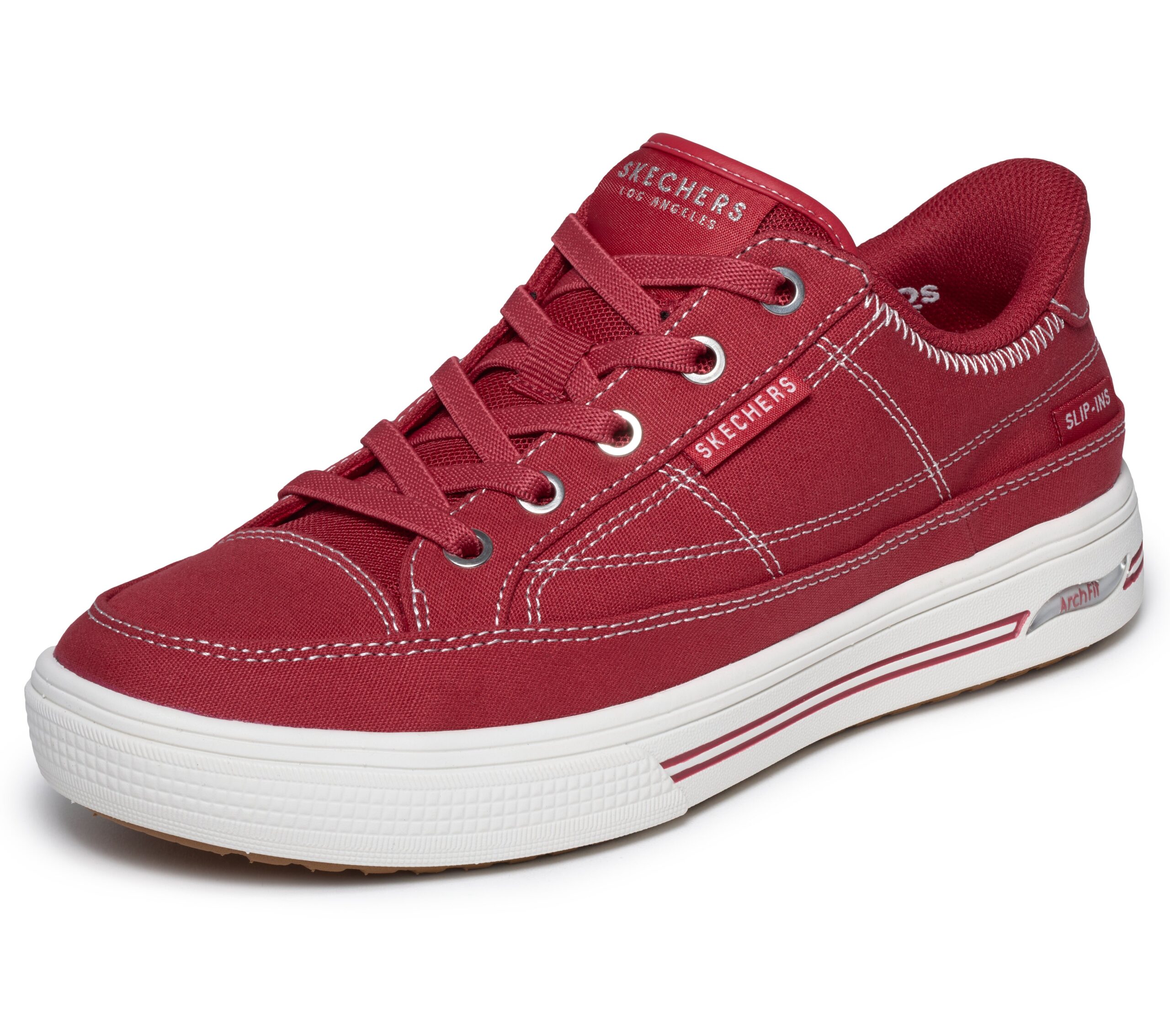 Skechers Slip-ins: Arch Fit Arcade - See Ya There - Red - Image 4