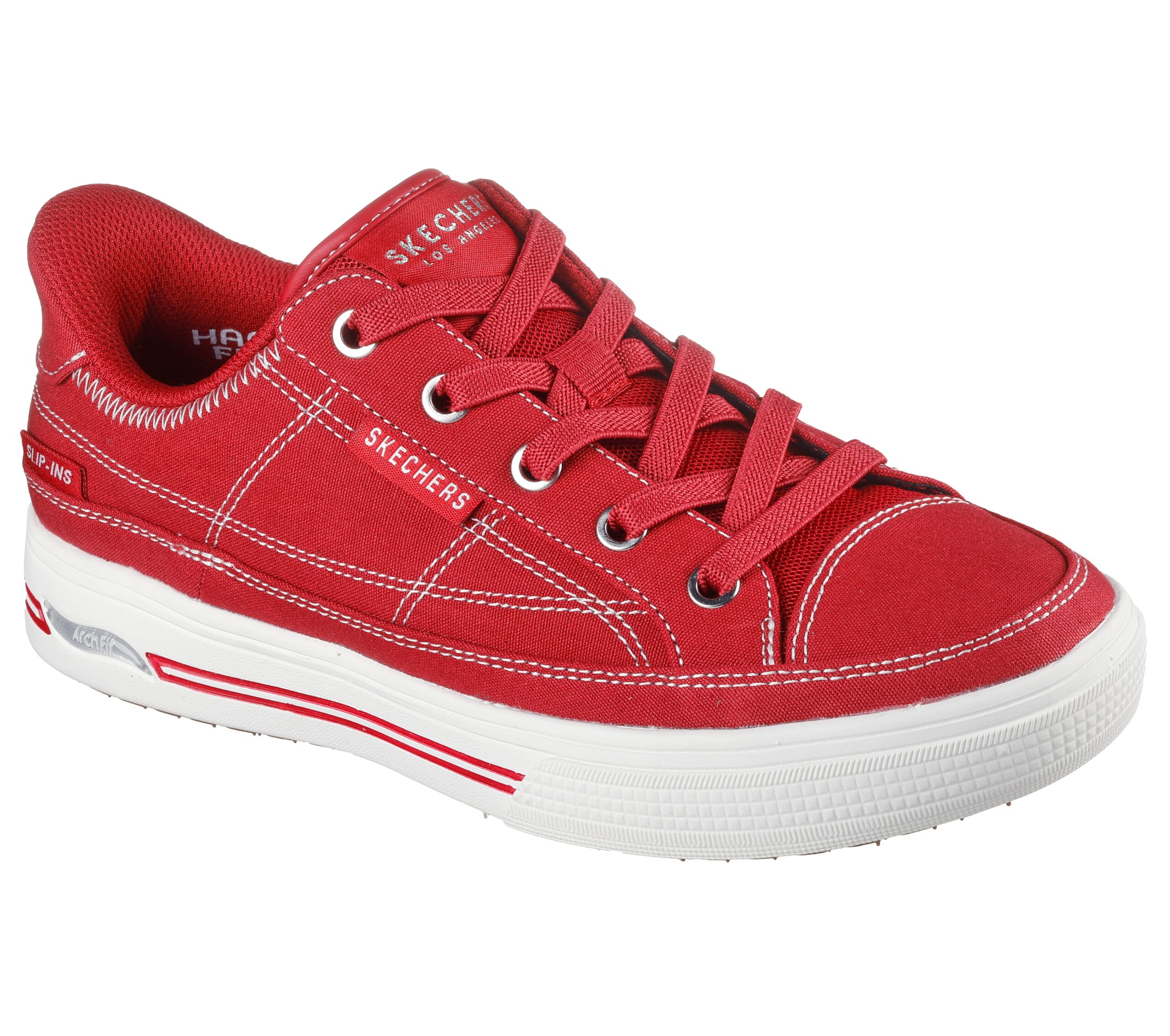 Skechers Slip-ins: Arch Fit Arcade - See Ya There - Red - Image 2