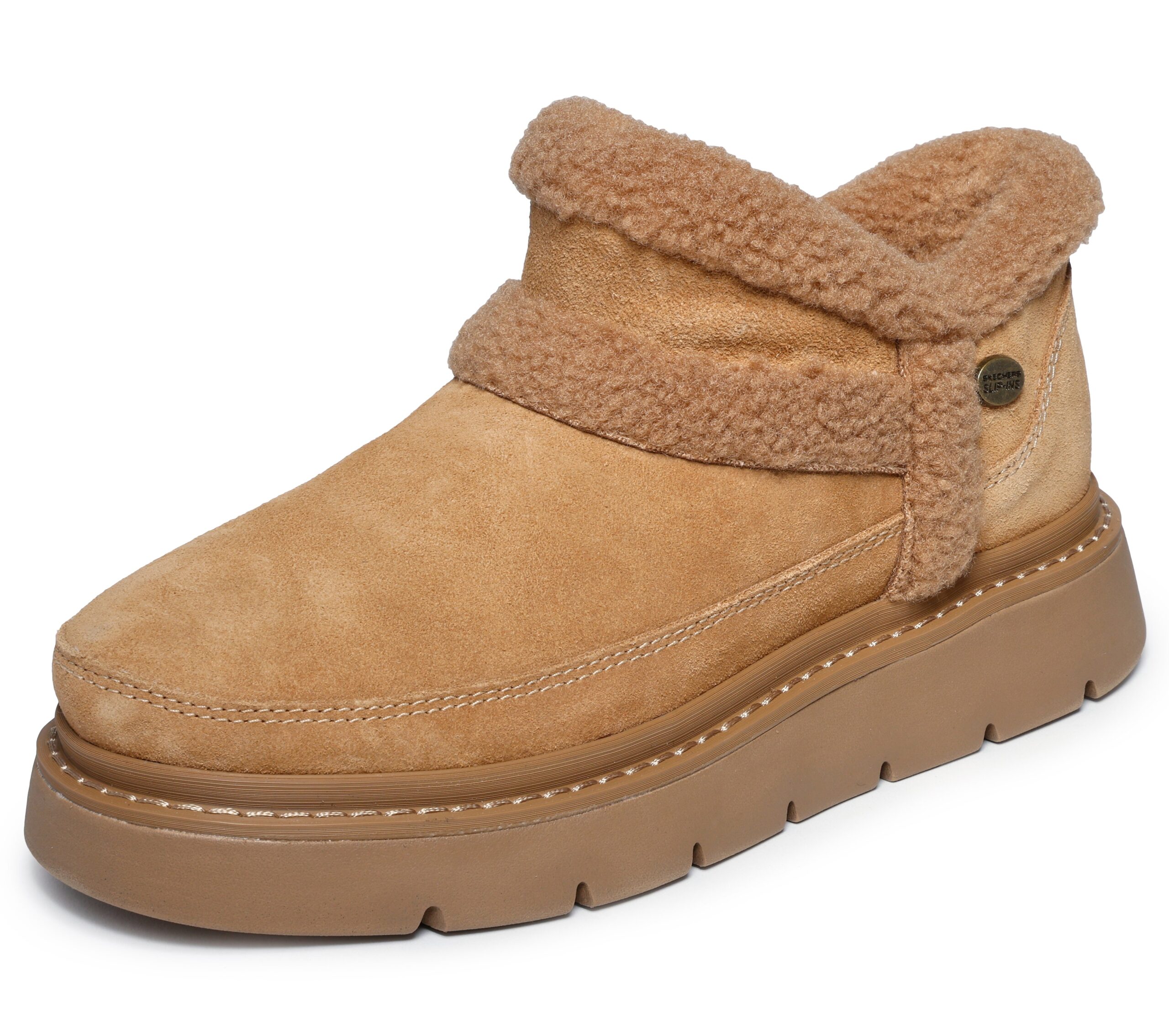 Skechers Slip-ins: BOBS Keepsakes Lite - Winter Snug - Brown - Image 5