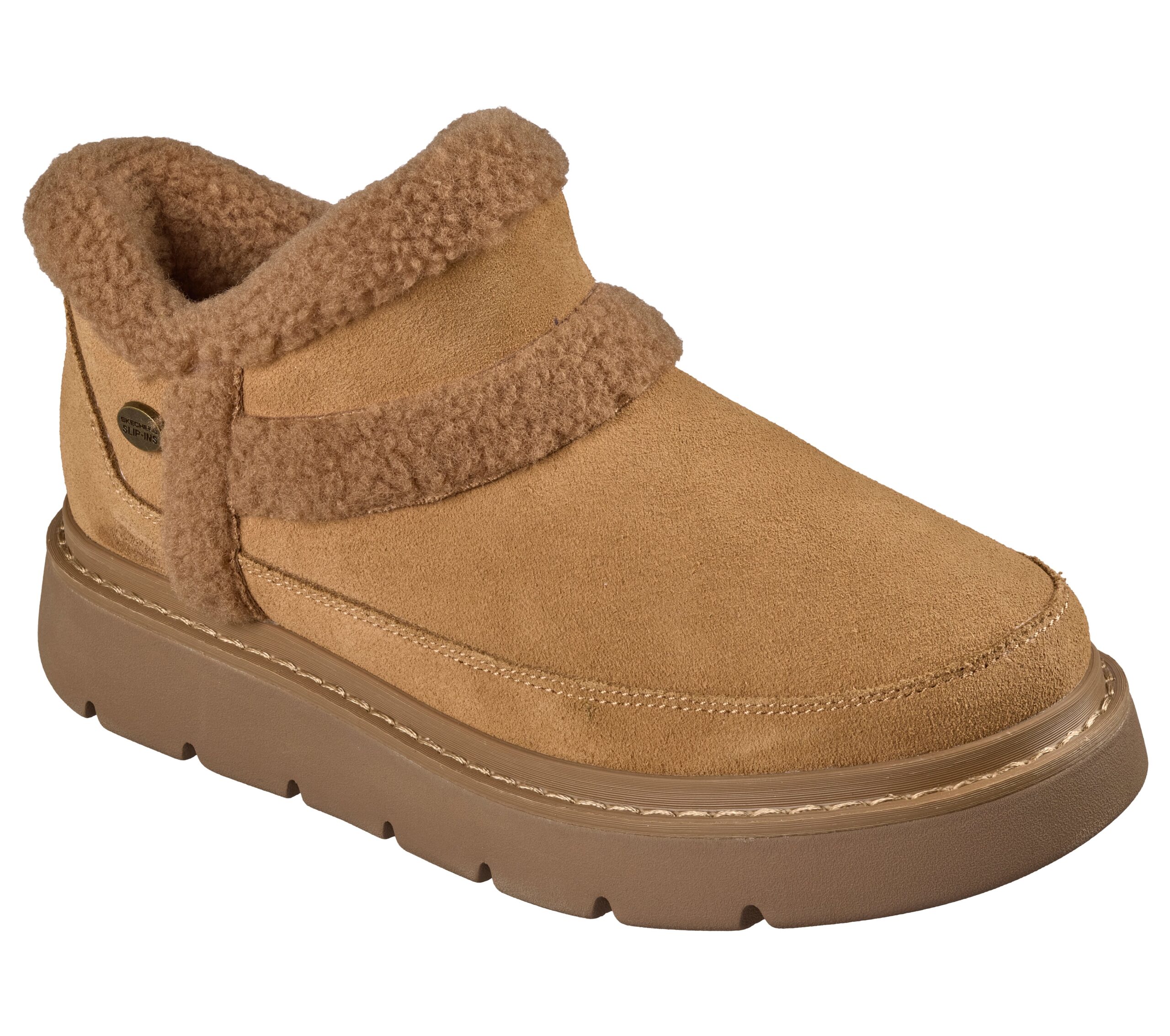 Skechers Slip-ins: BOBS Keepsakes Lite - Winter Snug - Brown - Image 3