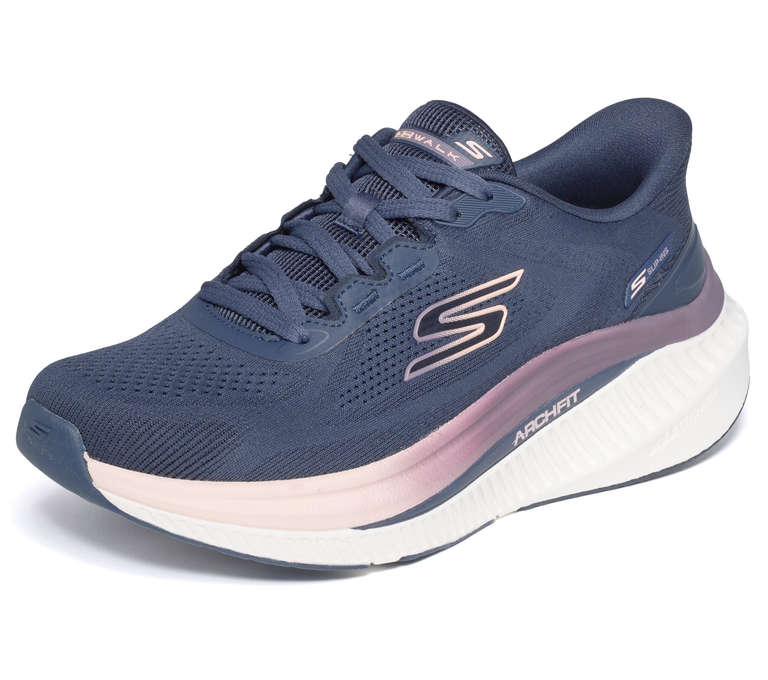 Skechers Slip-ins: Go Walk Max Cushioning Arch Fit - Aria - Navy - Image 5