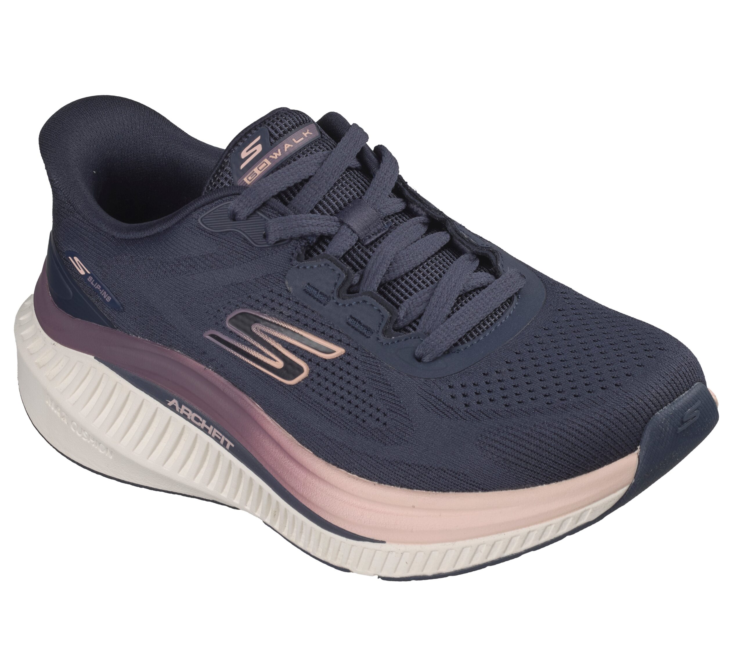 Skechers Slip-ins: Go Walk Max Cushioning Arch Fit - Aria - Navy - Image 3