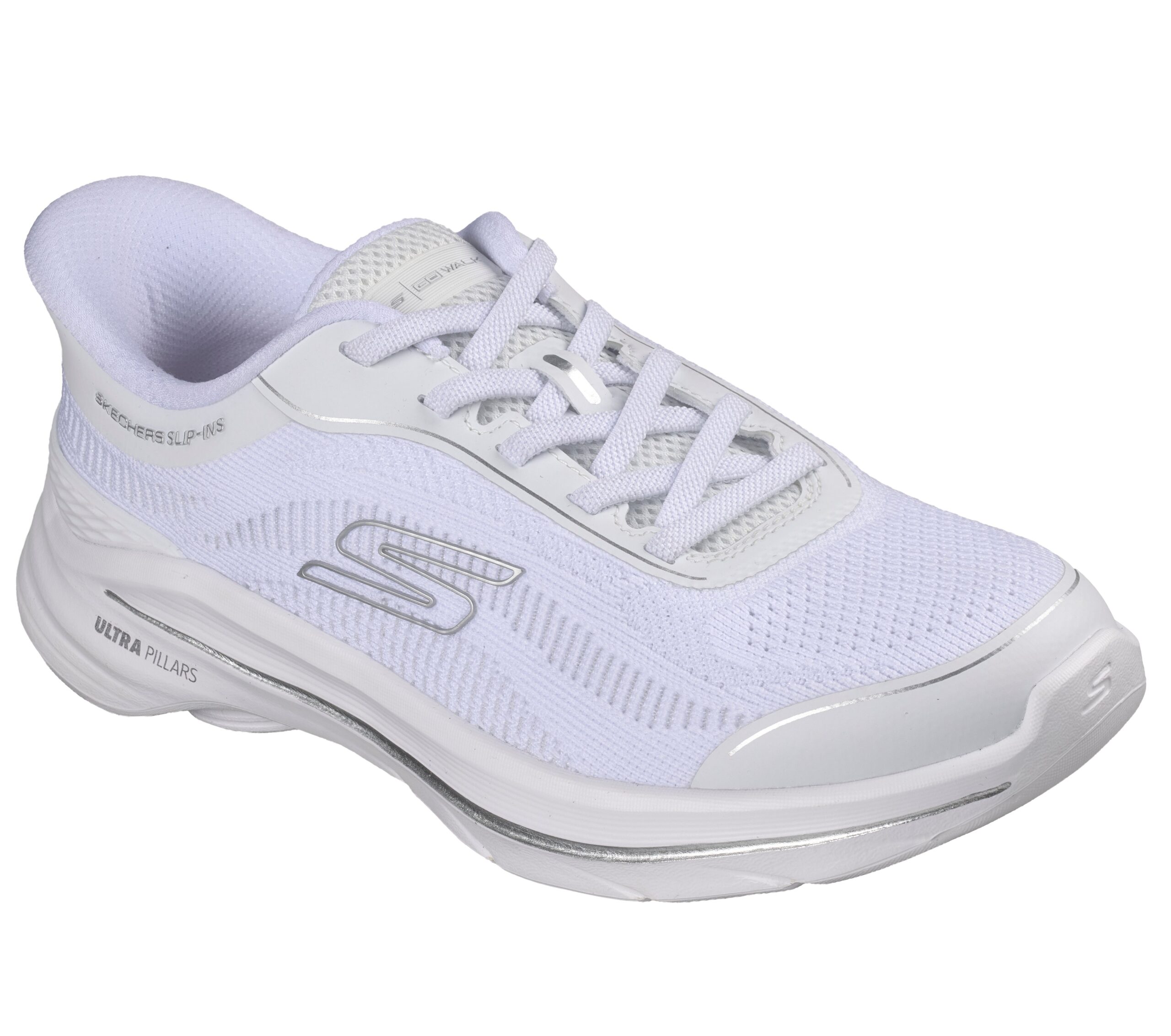 Skechers Slip-ins: Go Walk 8 - Rylee - White - Image 3