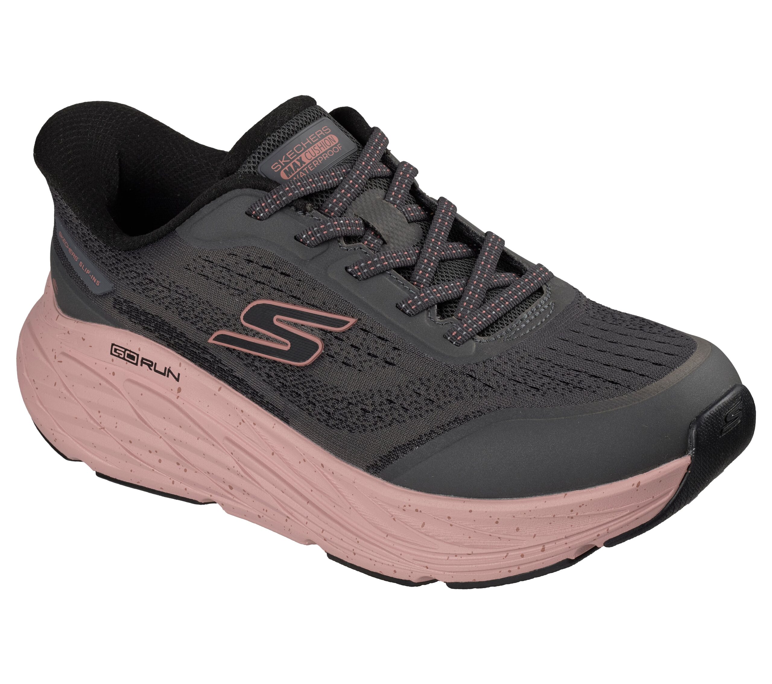 Skechers Slip-ins: Max Cushioning Elite 3 - Aqua Edge Waterproof - Gray - Image 3