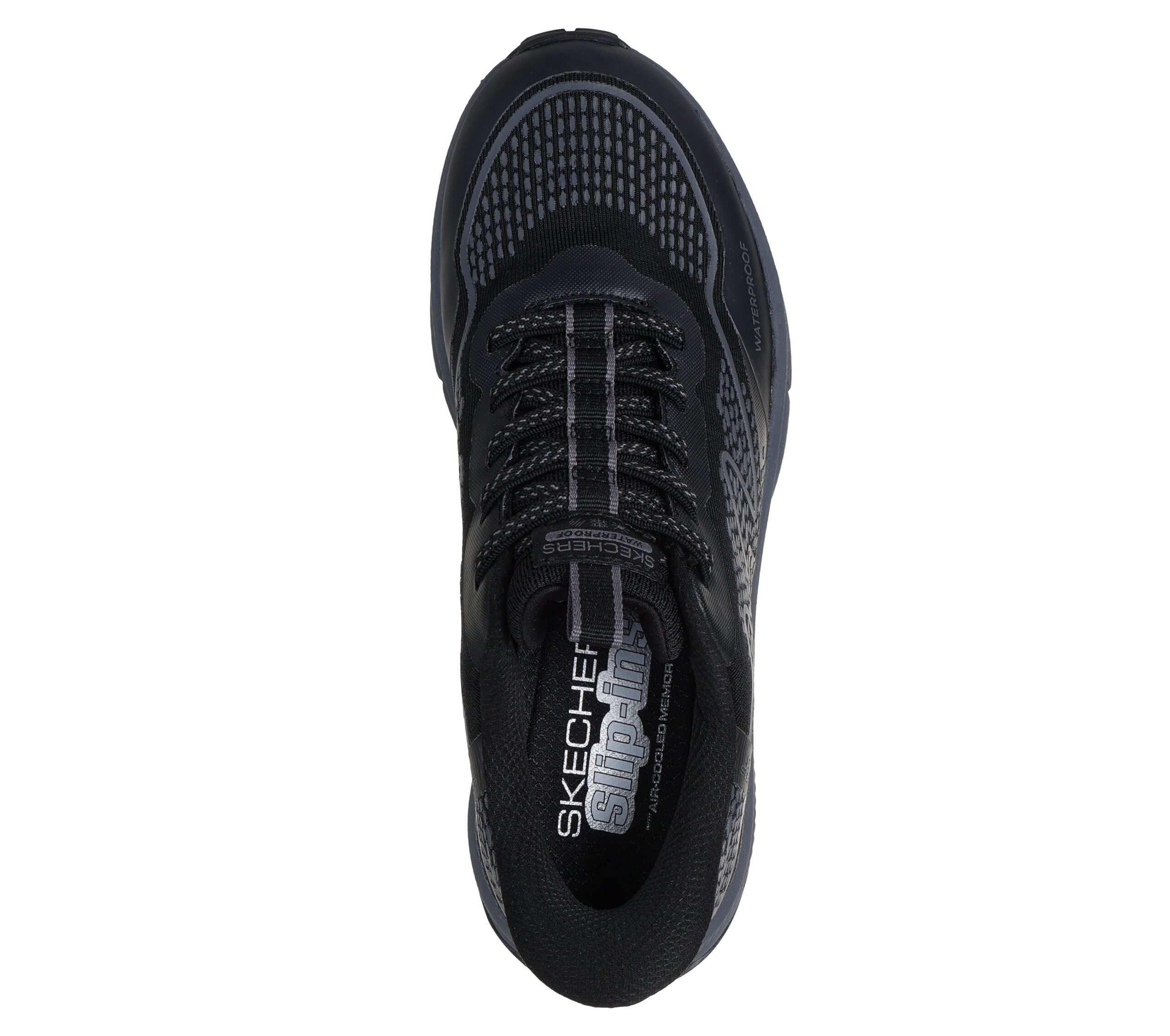 Skechers Slip-ins: Switch Back - Mist - Waterproof - Black - Image 6