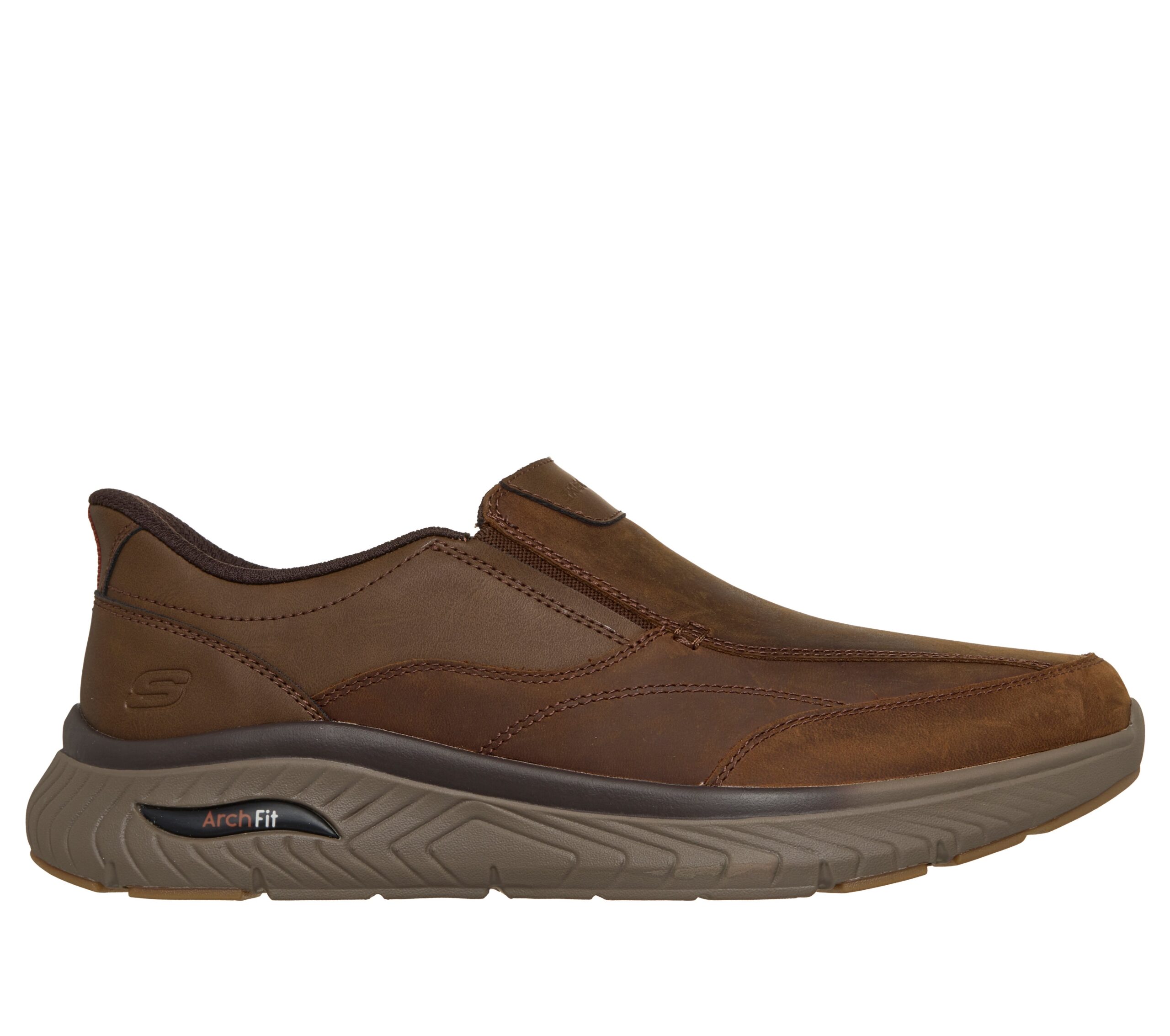 Skechers Relaxed Fit: Slip-ins: Arch Fit Crosser - Oak - Brown