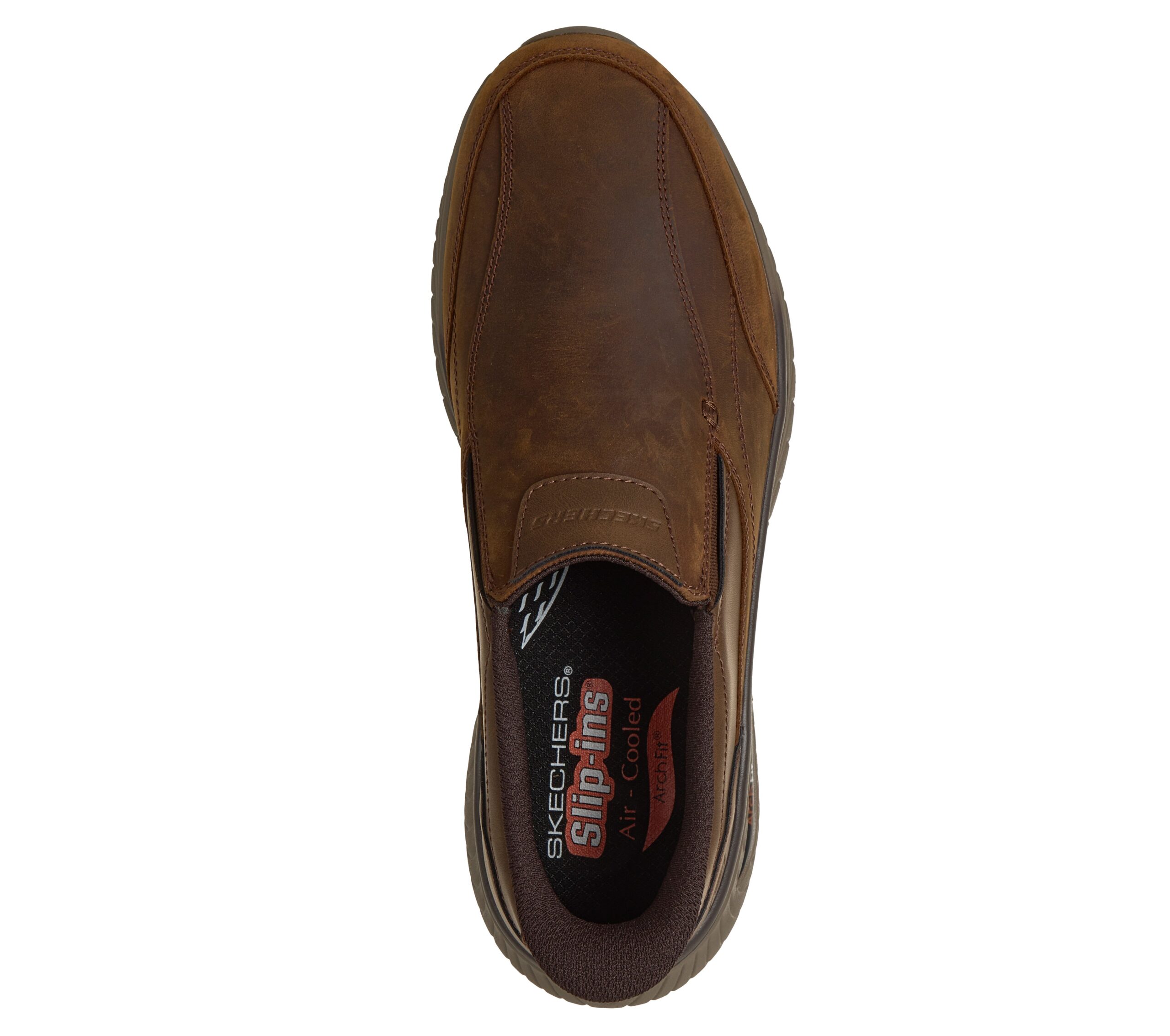 Skechers Relaxed Fit: Slip-ins: Arch Fit Crosser - Oak - Brown - Image 6