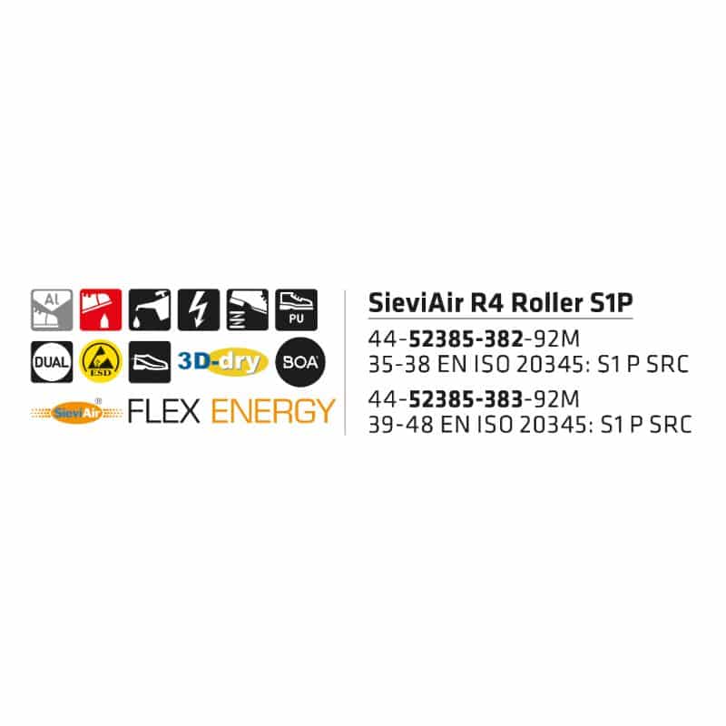 Sievi Sieviair R4 Roller S1P turvakengät - Image 7