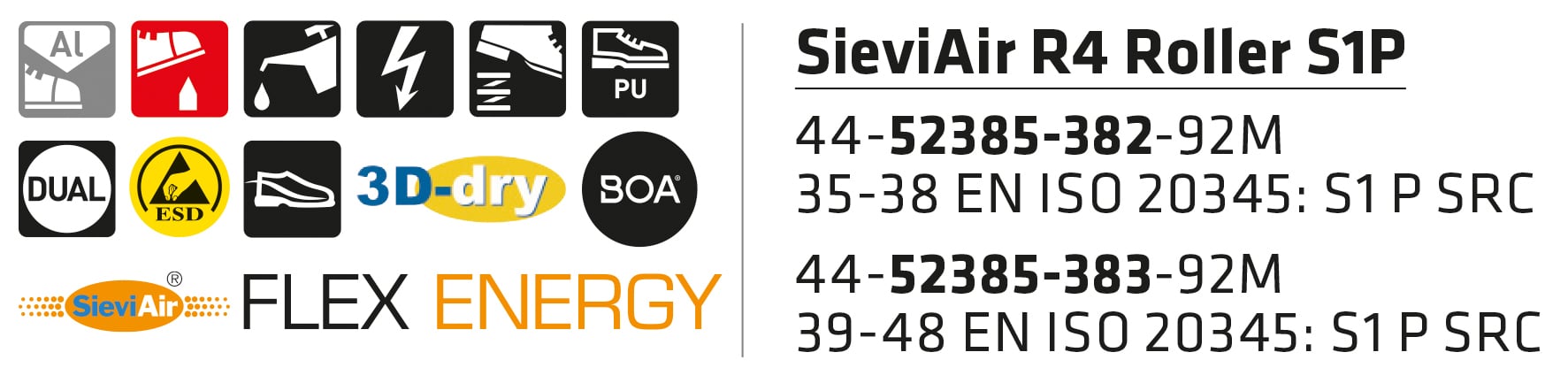 Sievi Sieviair R4 Roller S1P turvakengät - Image 10