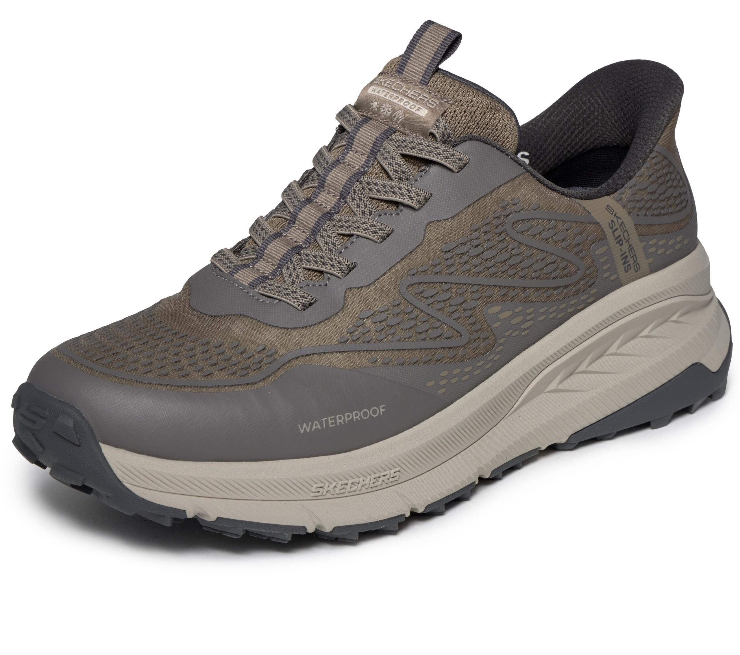 Skechers Slip-ins: Switch Back - Welch Creek - Waterproof - Natural - Image 6