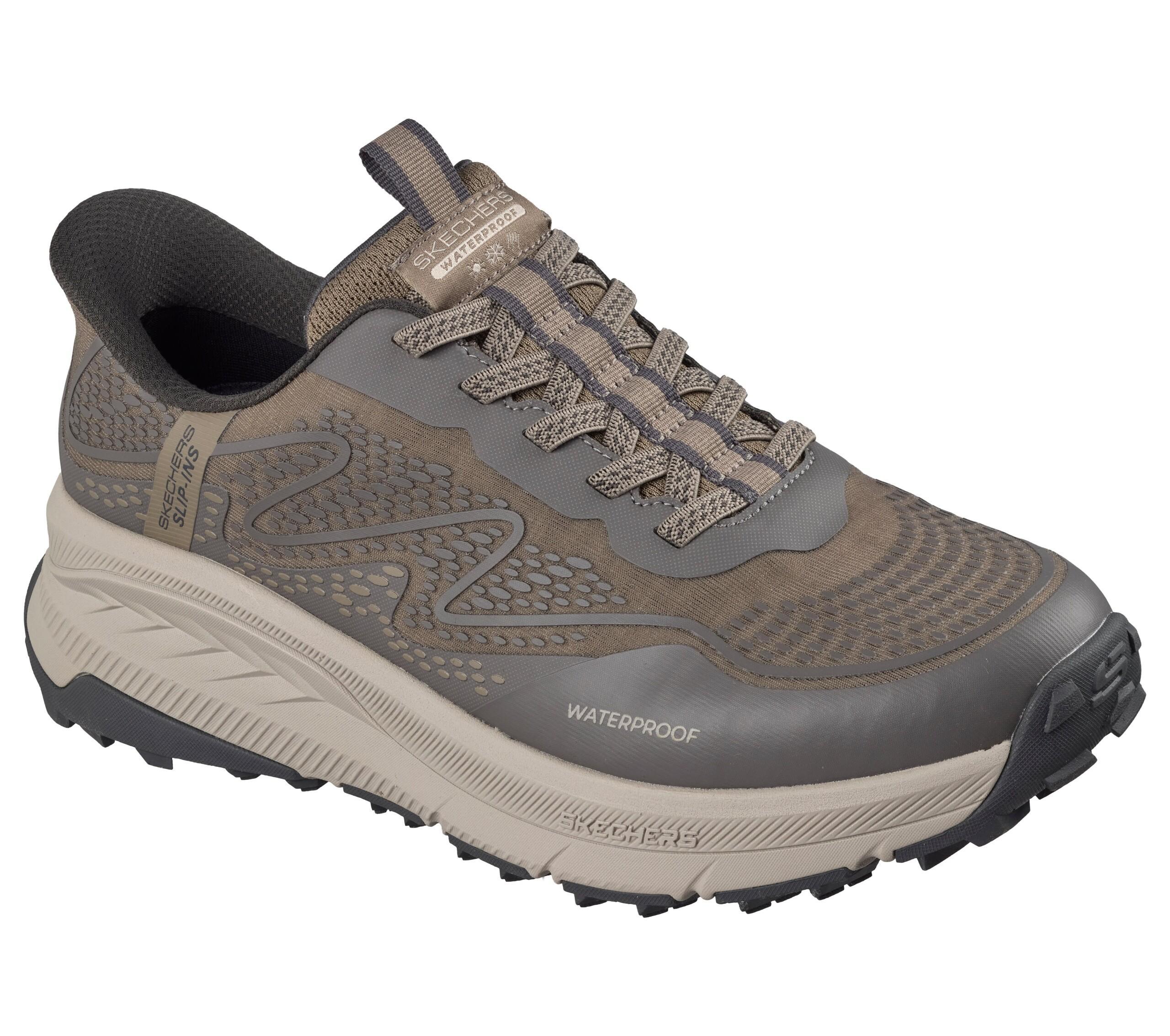 Skechers Slip-ins: Switch Back - Welch Creek - Waterproof - Natural - Image 4