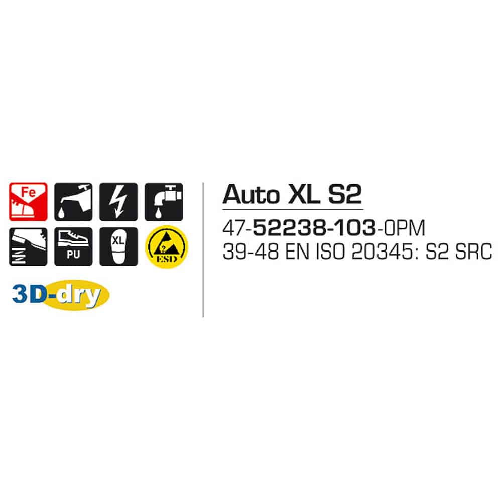 Sievi Auto XL S2 turvakengät - Image 17