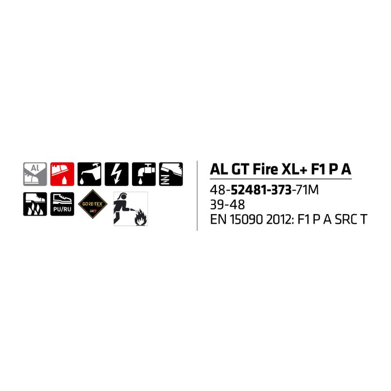 Sievi AL GT Fire XL+ F1 PA goretex palosuojatut turvakengät, palojalkineet - Image 10