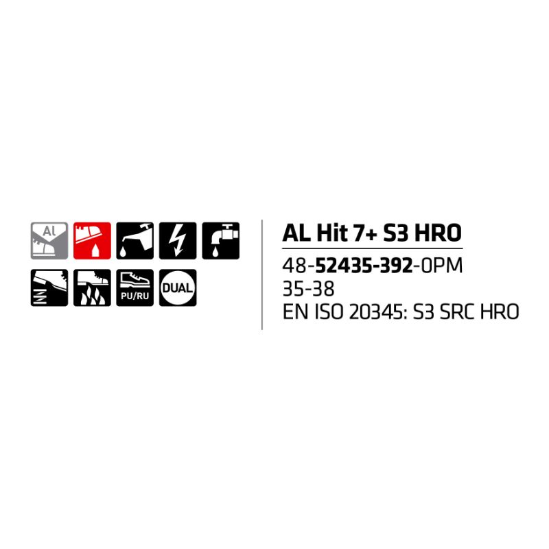 Sievi AL Hit 7 XL+ S3HRO turvakengät - Image 9
