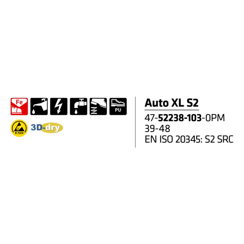 Sievi Auto XL S2 turvakengät - Image 20