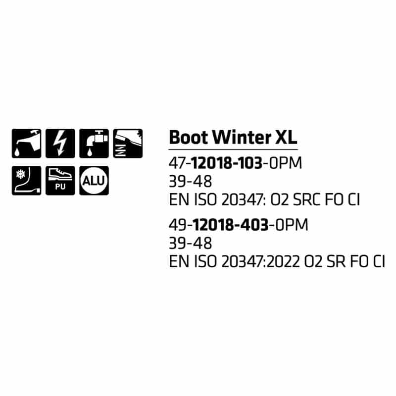 Sievi Boot Winter XL työkengät Uusi malliversio - Image 7