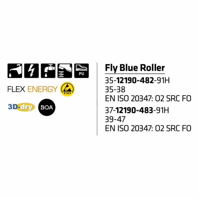 Sievi Fly Fresh Roller kävely- ja työkengät BOA®-kiristysmekanismilla - Image 25