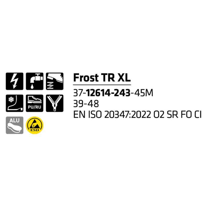 Sievi Frost TR XL työkengät TractionPro®-kitkapohjalla - Image 8
