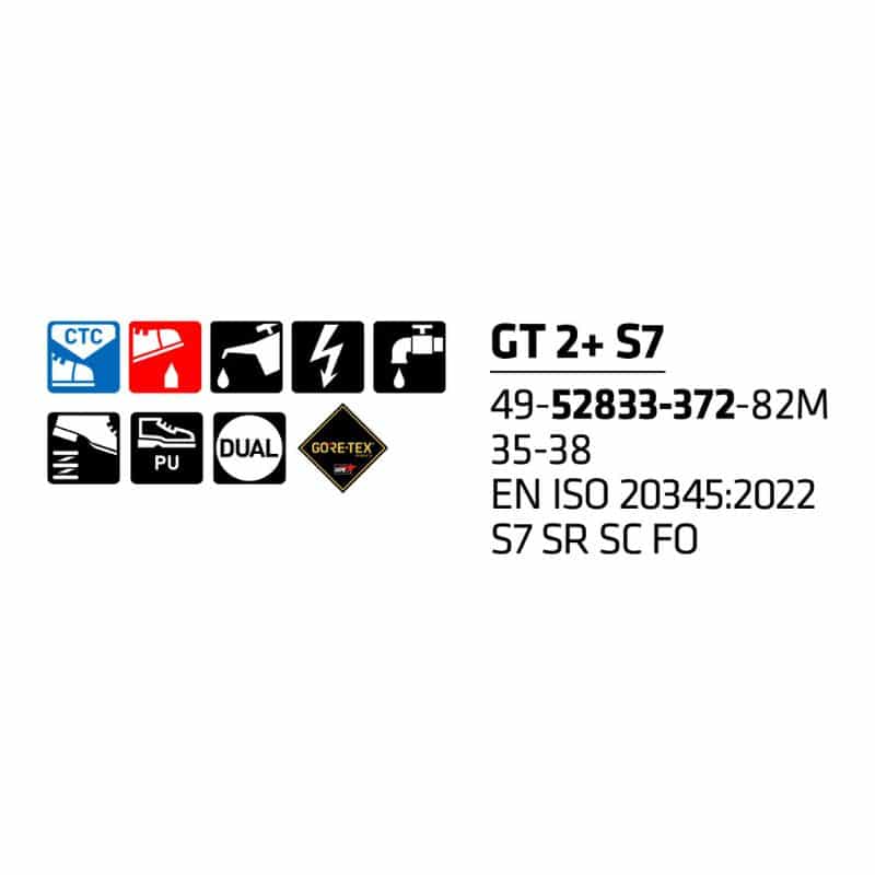 Sievi GT 2 XL+ S7 Gore-Tex turvakengät - Image 17