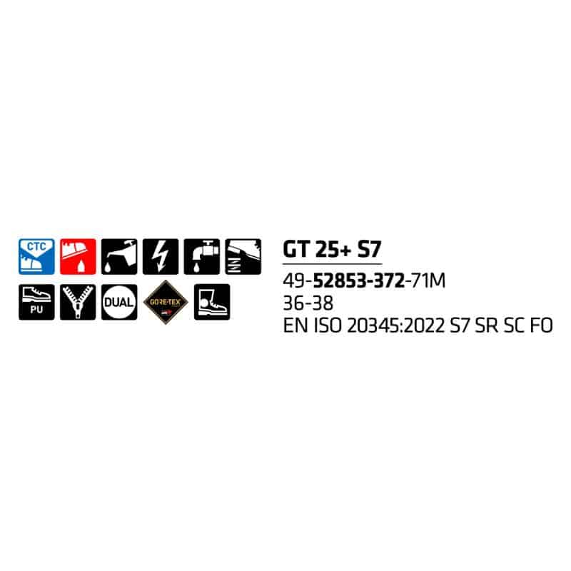 Sievi GT 25 XL+ S7 turvakengät - Image 9