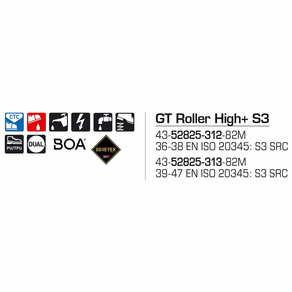 Sievi GT Roller High+ S7 goretex turvakengät BOA®-kiristysmekanismilla - Image 18
