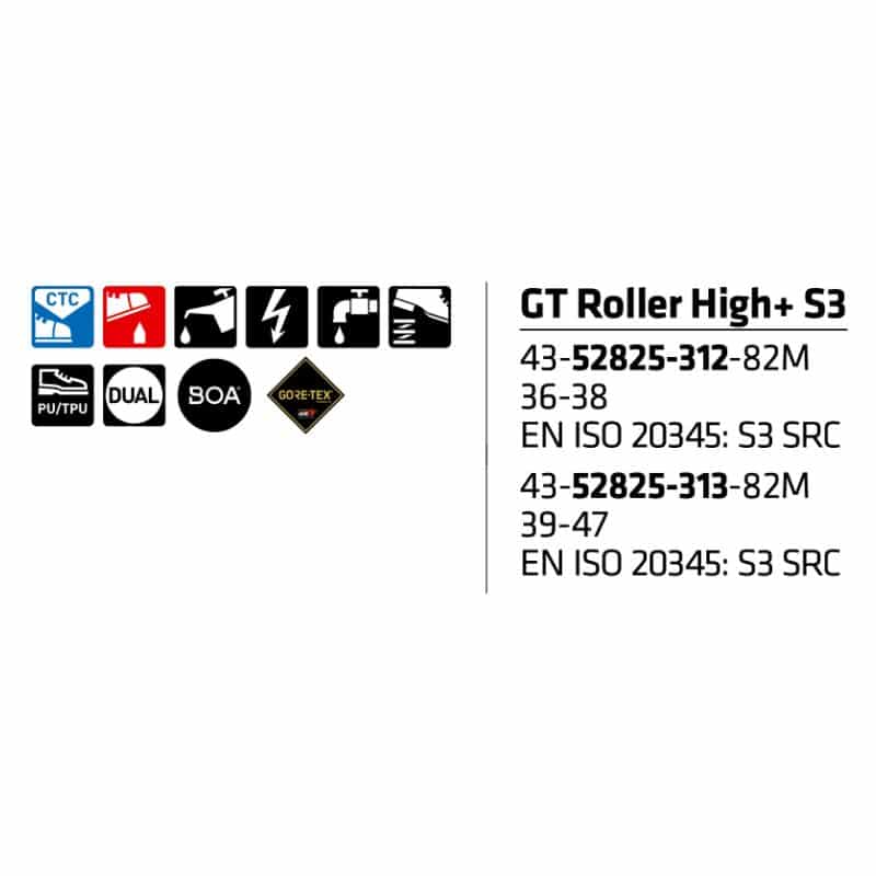 Sievi GT Roller High+ S7 goretex turvakengät BOA®-kiristysmekanismilla - Image 12