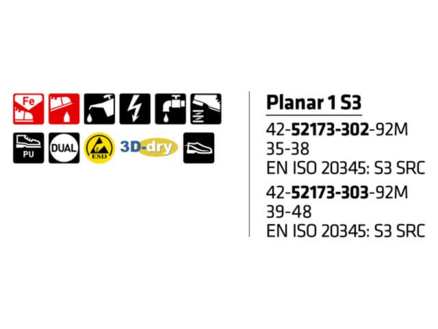 Sievi Planar 1 S3 turvakengät - Image 10