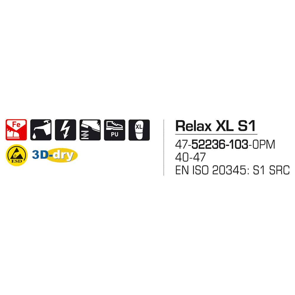 Sievi Relax CT XL S1PL turvakengät - Image 19