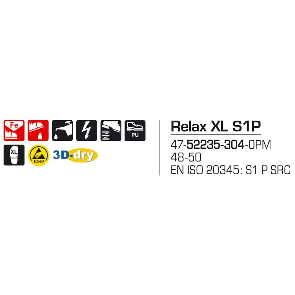 Sievi Relax XL S1P turvakengät - Image 14
