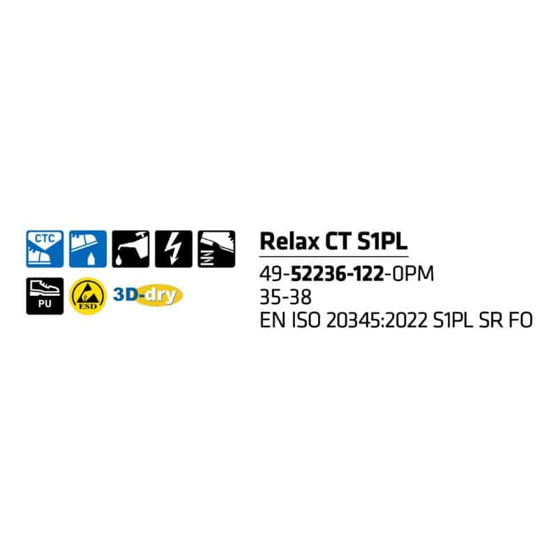 Sievi Relax CT XL S1PL turvakengät - Image 13