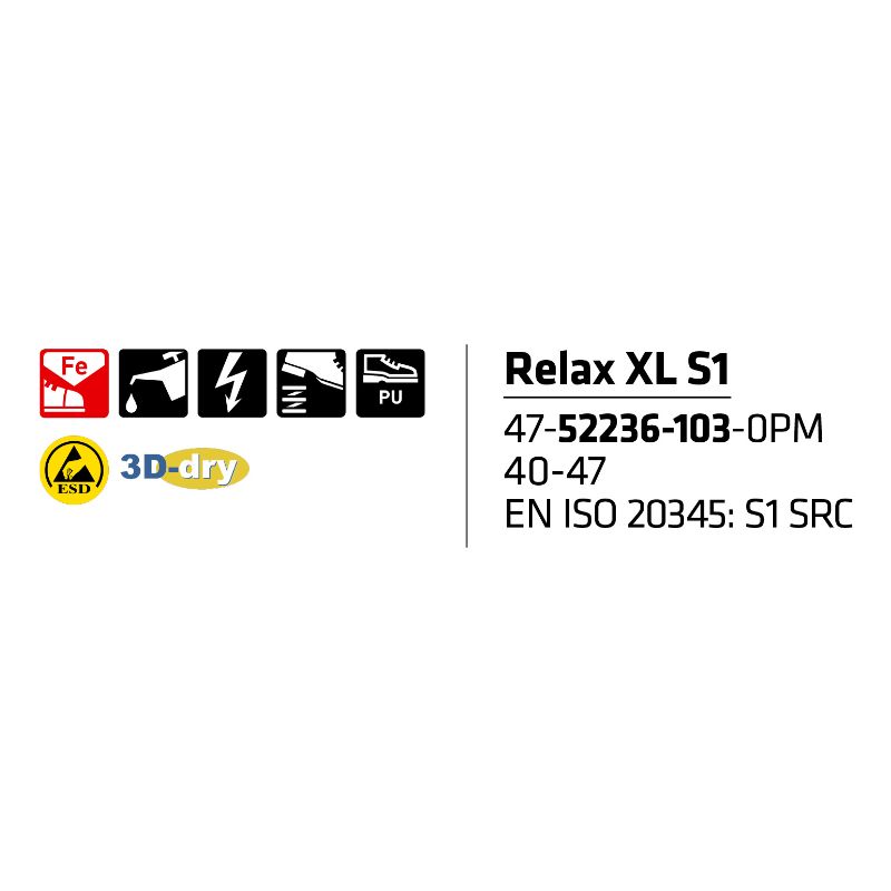 Sievi Relax CT XL S1PL turvakengät - Image 21