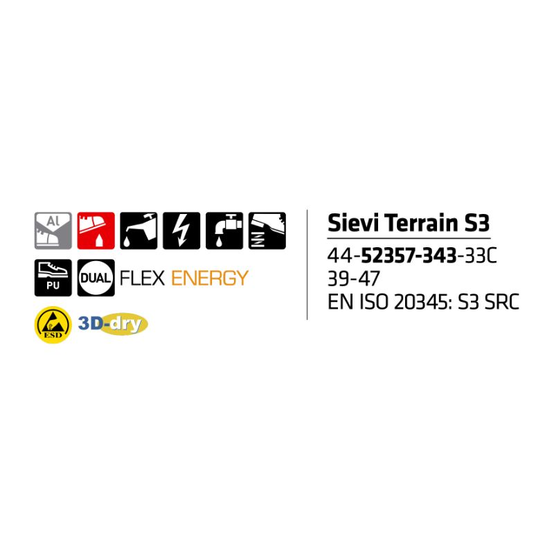 Sievi Terrain S3 turvakengät - Image 8