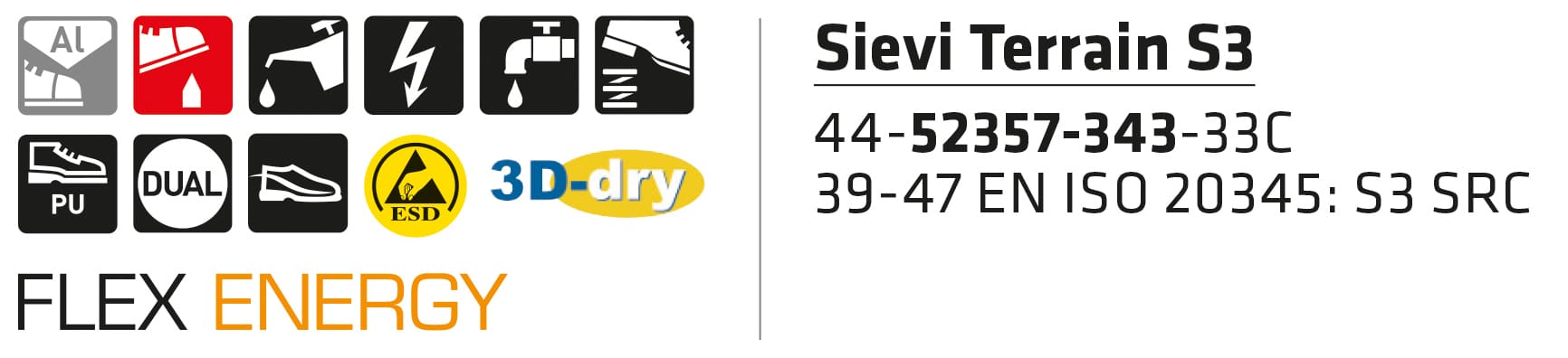 Sievi Terrain S3 turvakengät - Image 11