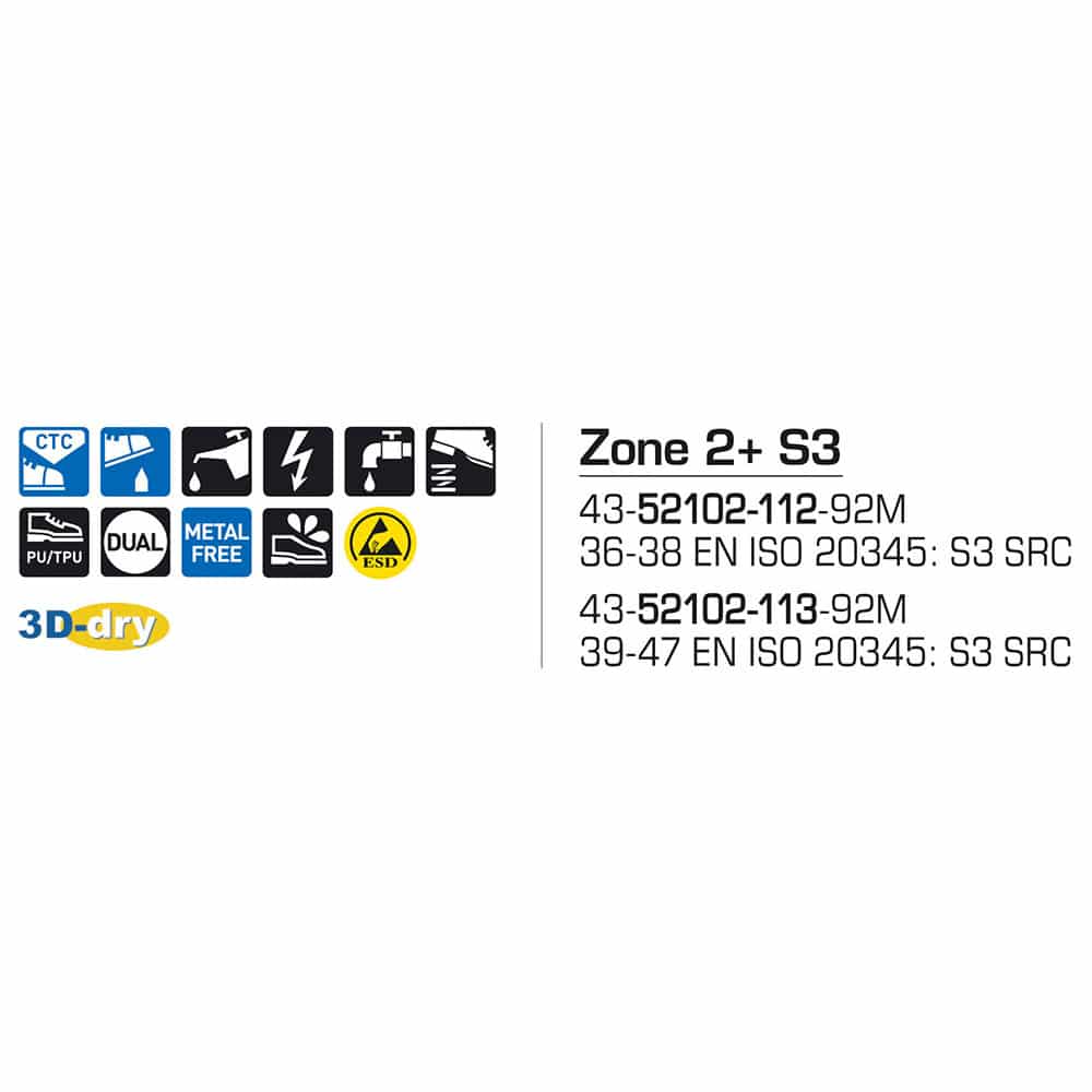Sievi Zone 2+ S3 turvakengät - Image 13