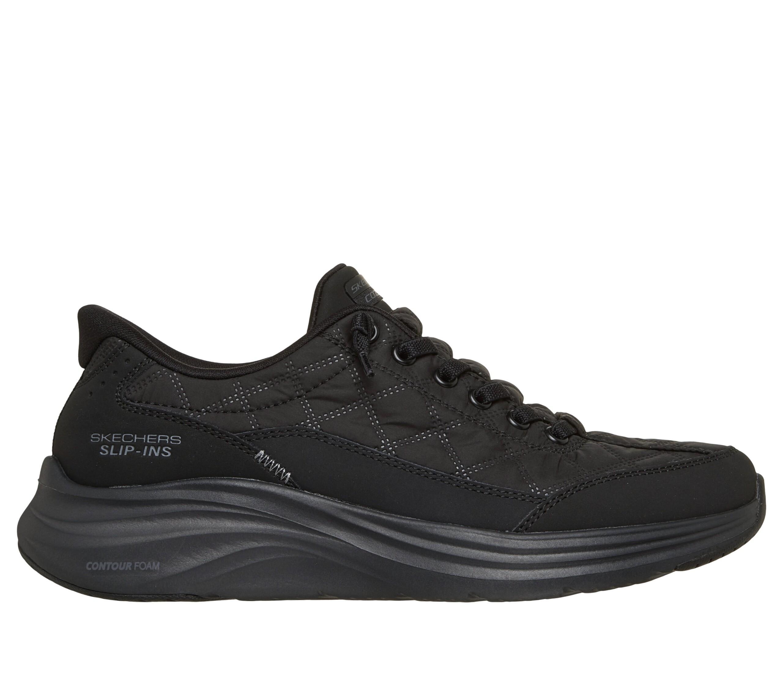 Skechers Slip-ins: Contour Foam - Cozy Fit - Black