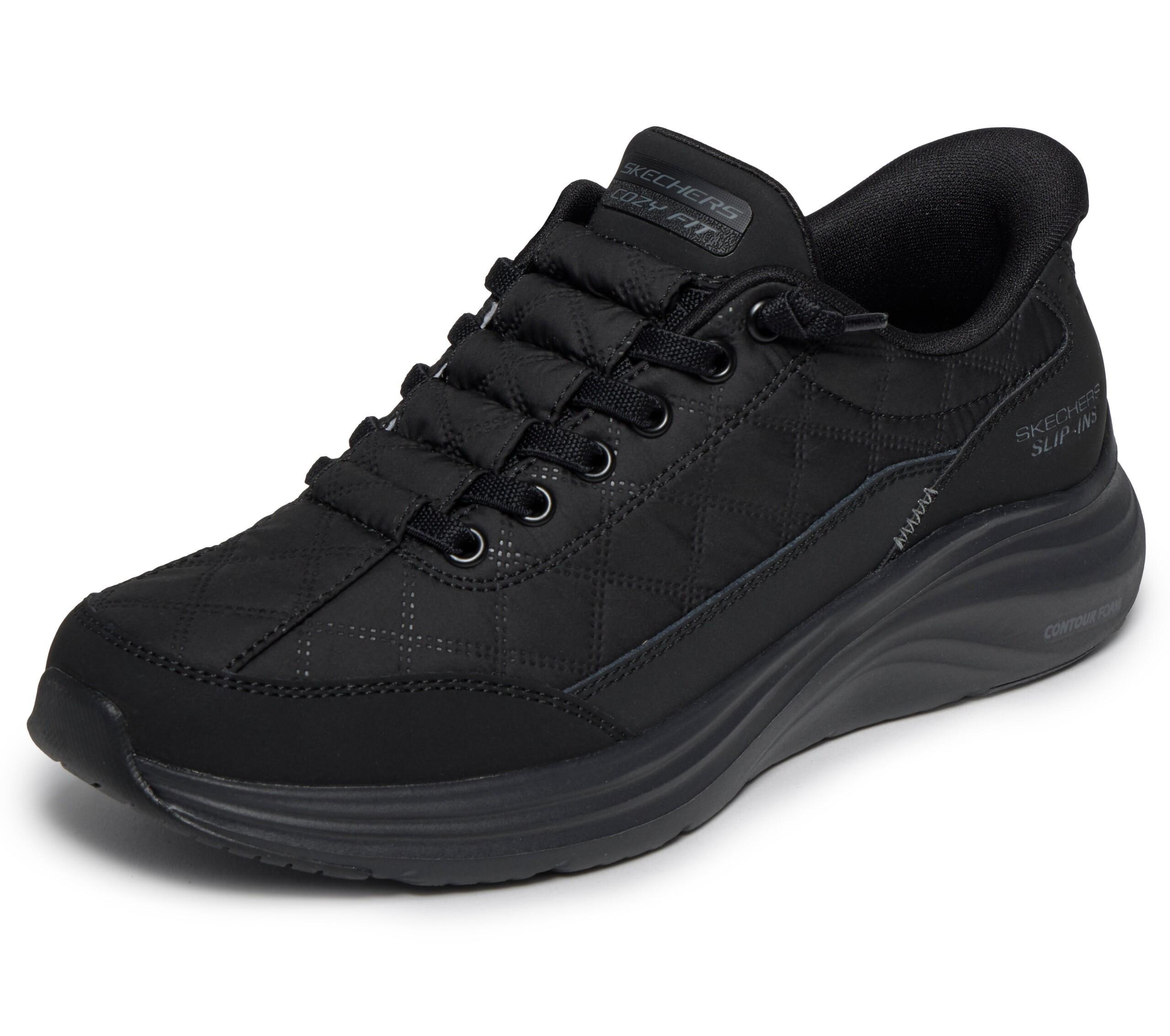 Skechers Slip-ins: Contour Foam - Cozy Fit - Black - Image 2