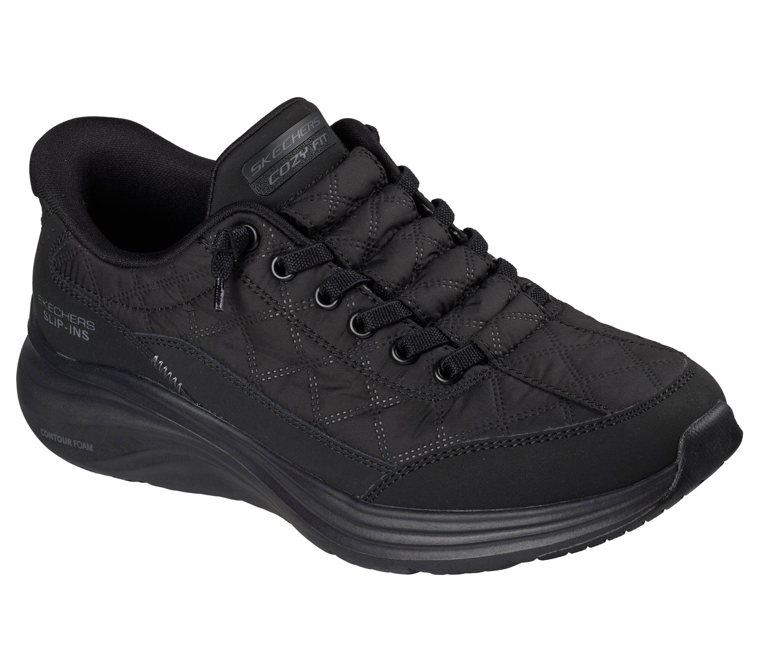 Skechers Slip-ins: Contour Foam - Cozy Fit - Black - Image 5