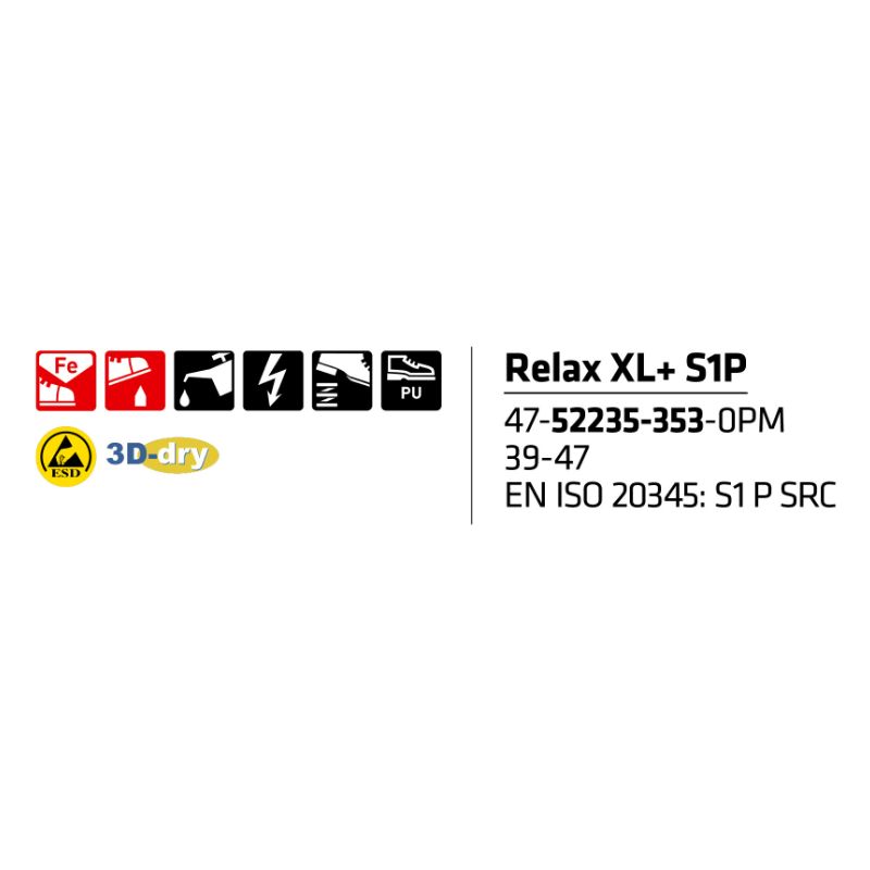 Sievi RELAX XL+ S1P – Erinomainen Tarjous Poistuvasta Mallista! - Image 2