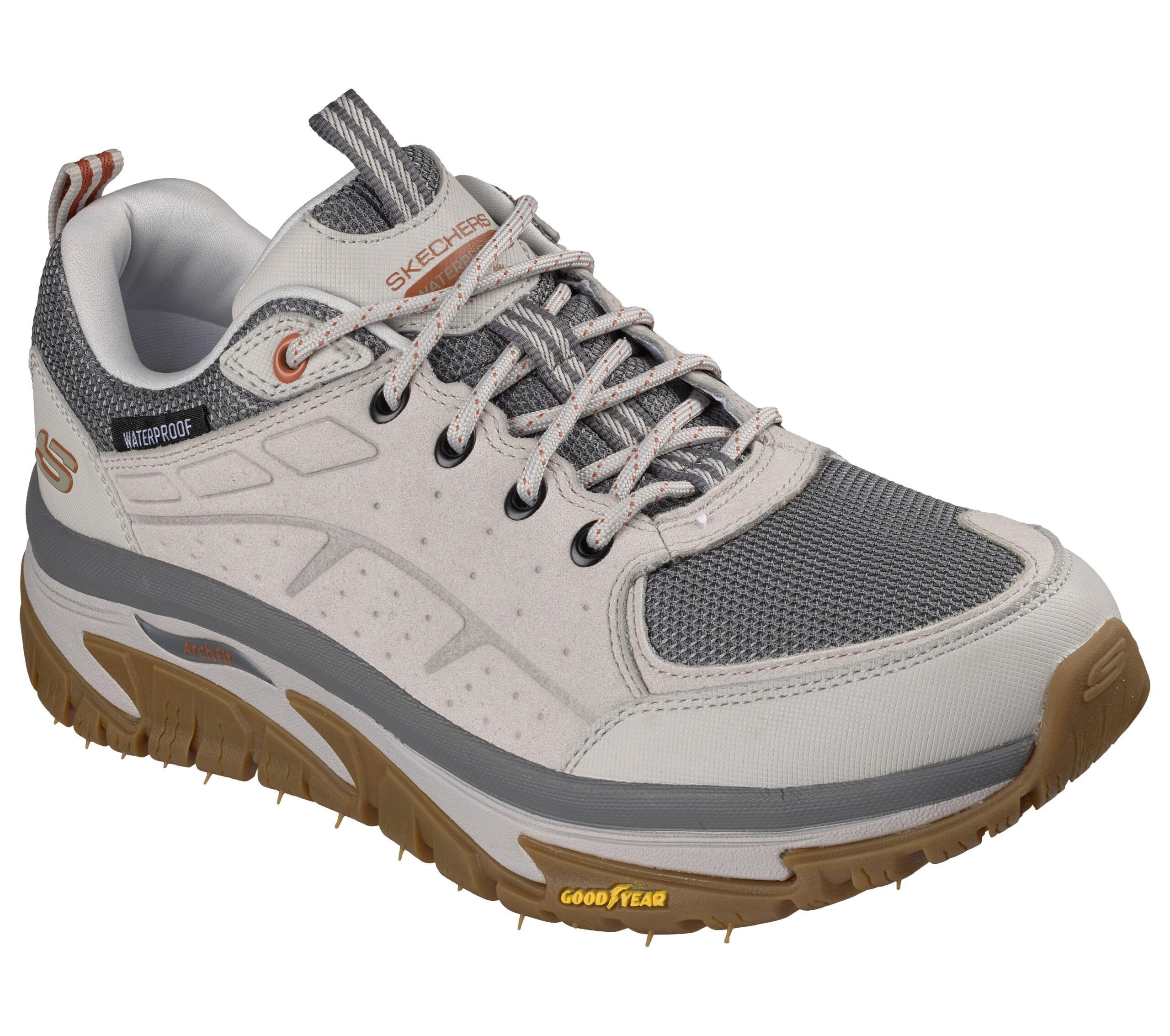 Skechers Arch Fit Road Walker - Vernal - Waterproof - Gray - Image 3